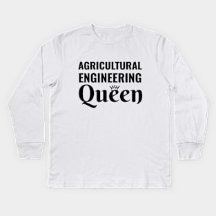 Agricultural Engineering Queen - Women in Stem Science Steminist Kids Long Sleeve T-Shirt